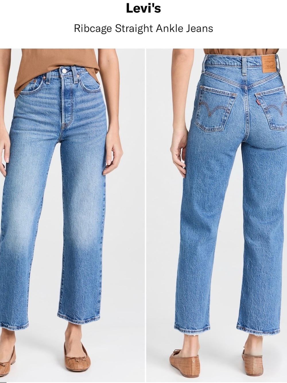 Levi’s Ribcage Straight Ankle Jeans size 24